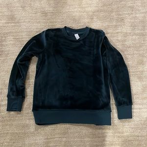 Athleta Girl feeling great pullover top size L hunter green